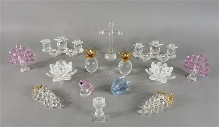Lotto oggetti cristallo
