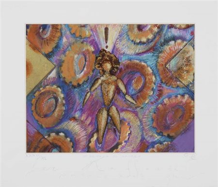 CECCOBELLI BRUNO Monte Castello Vibio 1952 Fortuna al lavoro 2003 serigrafia...