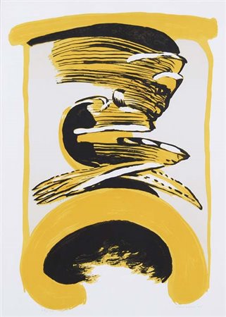 BRINDISI REMO Roma 1918 - Lido di Spina 1996 senza titolo litografia es....