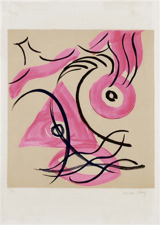 MAN RAY Philadelphia 1890 - Parigi 1976 Composizione litografia es. 174/180...