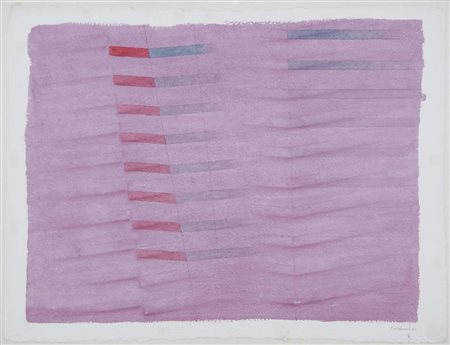 BONALUMI AGOSTINO Vimercate 1935 senza titolo 1985 tecnica mista su carta...