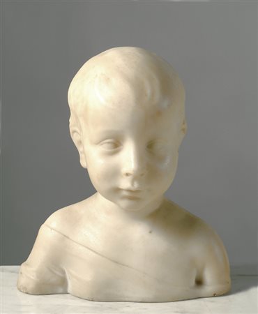 Anonimo, sec. XIX Busto di fanciullo Marmo, cm. h. 27 da Desiderio da...