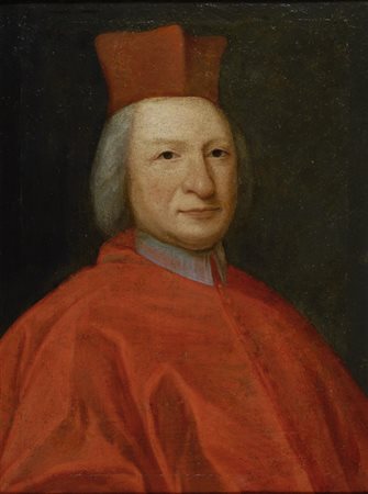 Scuola senese fine XVII sec. Ritratto del cardinale Vincenzo Bichi Olio su...