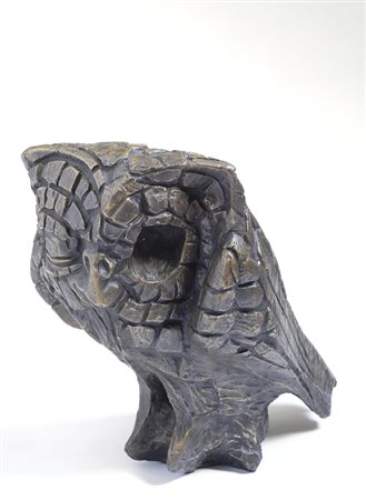 Luciano Minguzzi (Bologna, 1911 - 2004) Gufo, 1950 Bronzo, cm. 28x17x20...