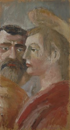 Mario Marcucci (Viareggio, 1910 - 1992) Omaggio a Masaccio (fronte); Natura...