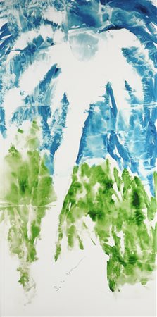 Mario Schifano (Homs, 1934 - Roma, 1998) Palma, 1974-78 Smalto su tela, cm....