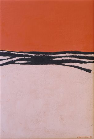 Renato Barisani (Napoli, 1918) Nero che divide, 1996 Acrilici su tela...