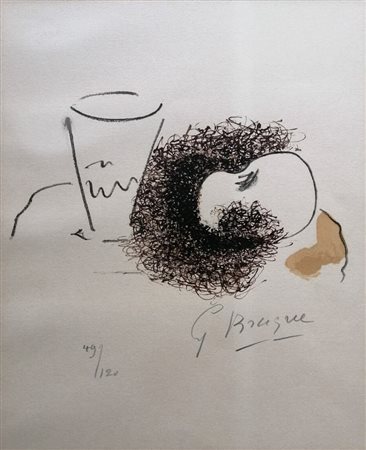 Georges Braque “Il vetro e la mela da dieci opere”
