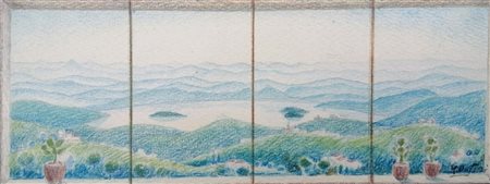 Gerardo Dottori “Paesaggio Umbro”