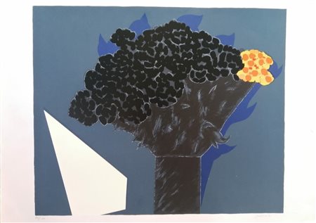 Concetto Pozzati “A che punto siamo con i fiori”