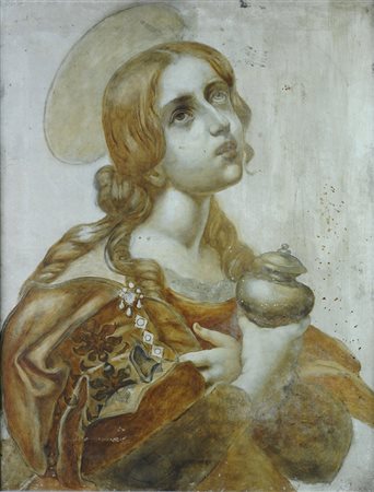 Anonimo del XX sec. Maddalena (da Carlo Dolci ) Olio su tela, cm. 70x55 € 0/0