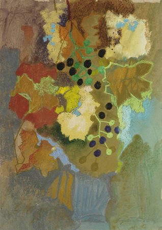 Anonimo del XX sec. Senza titolo Olio su cartone, cm. 70x50 € 100/200