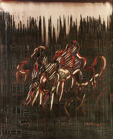 Ida Barbarigo (Venezia, 1925) I misteri di campo Santa Margherita, 1973 Olio...