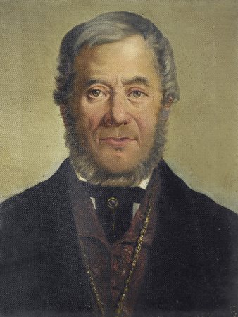 Giovanni Benigni Ritratto di uomo (Giuseppe Daddi), 1863 Olio su tela, cm....