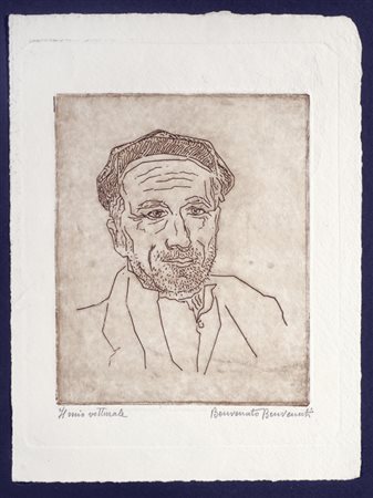 Benvenuto Benvenuti (Livorno, 1881 - 1959) Il mio vetturale Puntasecca, mm....