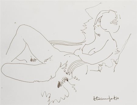 L. Bonafedi Nudo seduto, 1970 China su carta, cm. 24x31,5 € 0/0