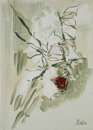 Gastone Breddo (Padova, 1915 - Firenze, 1991) Composizione Olio su tela, cm....