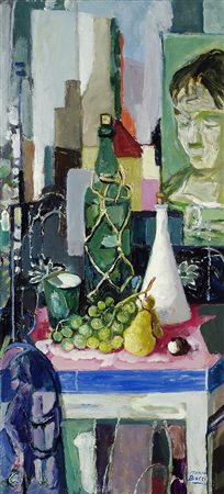 Mario Bucci (Foggia, 1903 - Firenze, 1970) Natura morta Olio su tela, cm....