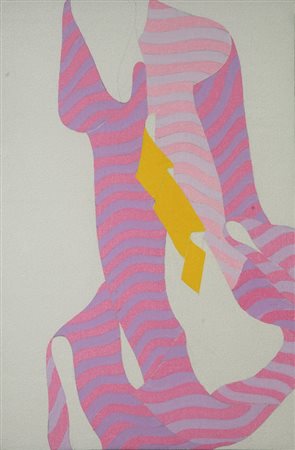 Umberto Buscioni (Pistoia, 1931) Camicia Acrilico su tela, cm. 60x40 Sul...