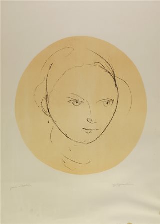 Ugo Capocchini (Barberino Val d'Elsa, 1901 - Firenze, 1980) Ritratto di...