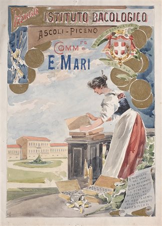 Carlo Casaltoli (Modena, 1865 - Firenze, 1903) Istituto Bacologico Tecnica...