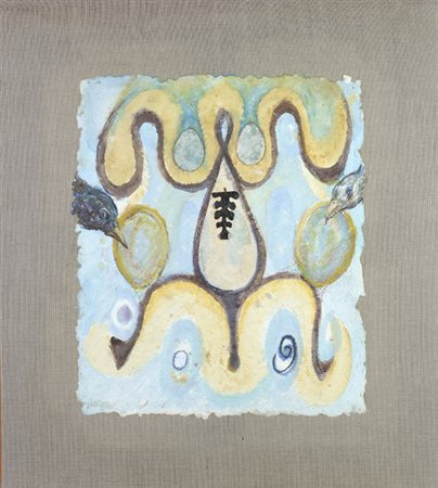 Bruno Ceccobelli (Montecastello Vibio, 1952) Senza titolo Tecnica mista e...