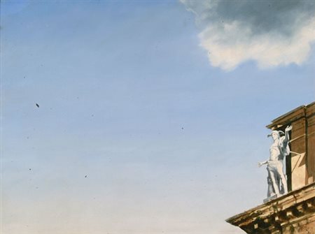 Rodolfo Ceccotti (Firenze, 1945) Mercurio Olio su tela, cm. 60x80 € 250/350