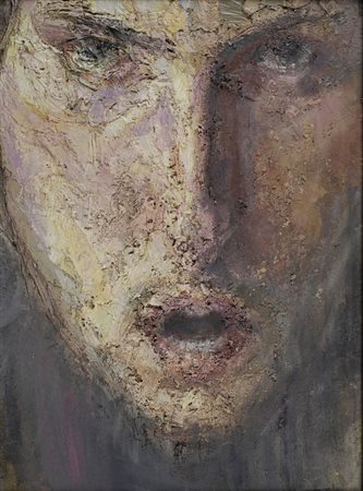 Costantin (Siena, 1976) Autoritratto Olio su tavola, cm. 50x30 ca 0