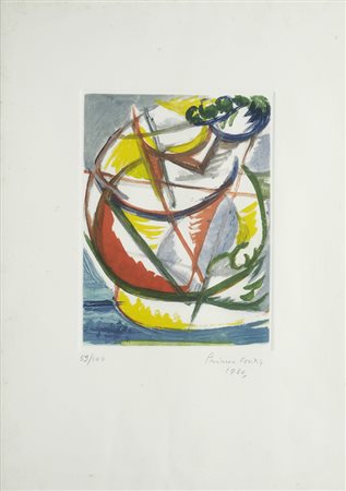 Primo Conti (Firenze, 1900 - Fiesole, 1988) Ritmi avvolgenti, 1980...