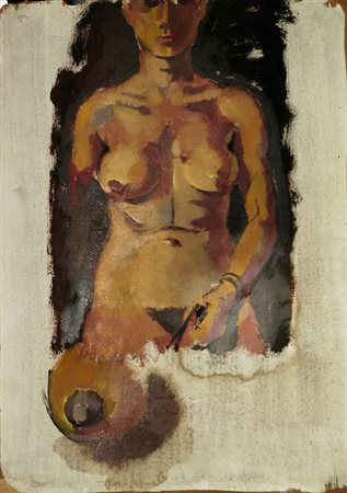 Italo Cremona (Cozzo Lomellina, 1905 - Torino, 1979) Studio per la guerra...