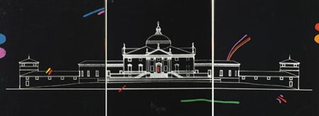 Fabio De Poli (Genova, 1947) Trittico Litografia, mm. 490x1290; es. 8/25...