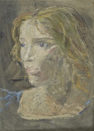 Enzo Faraoni (S. Stefano Magra, 1920) Ritratto di ragazza, 1975 Olio su...