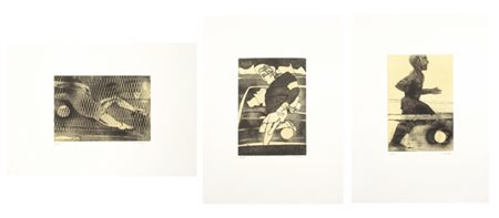 Fernando Farulli (Firenze, 1923 - 1997) Il calcio Acquaforte, mm. 500x700...