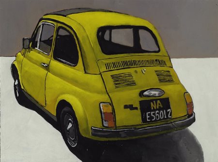 796 Federico Fiorentini (Milano, 1972) Cinquecento gialla Acrilico su tela,...