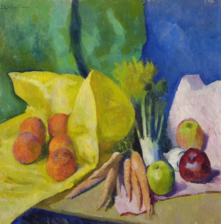 Eduardo Gordigiani (Firenze, 1866 - Popolano di Marradi, 1961) Natura morta...