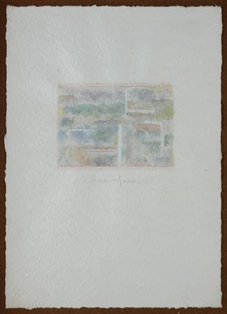 Riccardo Guarneri (Firenze, 1933) Senza titolo Acquarello su carta, cm. 32x25...