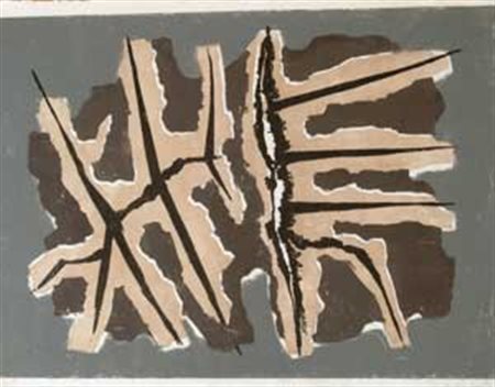 Marcello Guasti (Firenze, 1924) Senza titolo Xilografia, mm. 550x690; es....