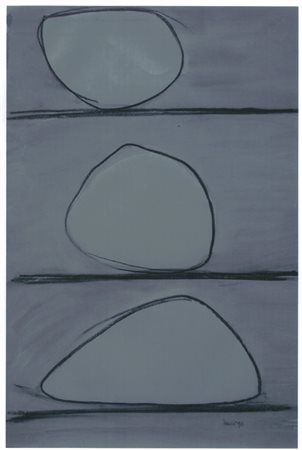 Paolo Icaro (Torino, 1936) Progetto, 1990 Pastello e china su carta, cm....