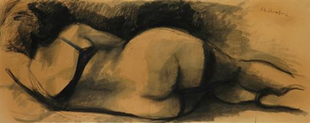 Fausto Maria Liberatore (Lucca, 1927 - 2004) Nudo disteso Inchiostro...