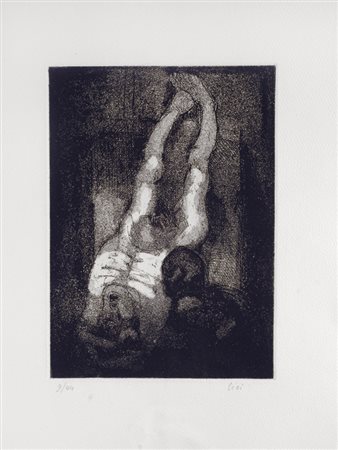 Liri Nudo Acquaforte, mm. 500x350 (folgio); mm.240x275 (lastra); es. 9/44...