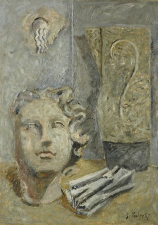 Giuseppe Manfredi (Seravezza, 1934 - Montecatini Terme, 1987) Natura morta...