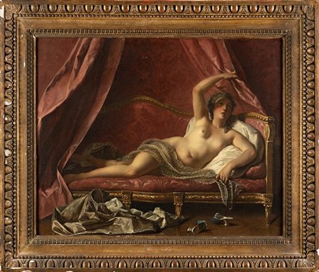 Maestro francese della fine del secolo XVIII - inizio XIX

Nudo femminile
Olio