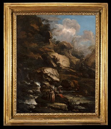 Antonio Maria Marini Cascata con figure
Olio su tela cm 116x97
In cornice

Prove