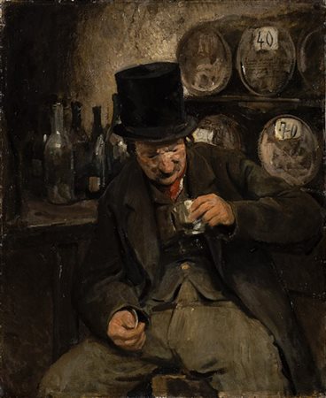 Carlo Siviero "Ritratto di Eduardo De Filippo nei panni di Edoardo Ferravilla ch