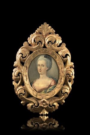 Giuseppe Bonino (attr.)

Ritratto di dama
Olio su rame cm 14,5x11,5
In cornice i