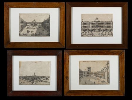 Guglielmo Silvester, fine secolo XVIII. Gruppo di venti incisioni raffiguranti