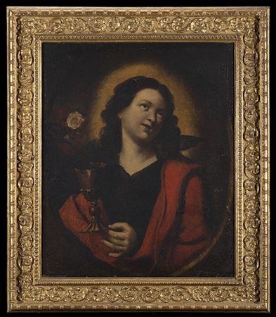 Scuola toscana del secolo XVII

San Giovanni evangelista 
Olio su tela cm 71x59
