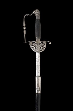 Spada degli Antichi Stati appartenuta ad un dignitario del ducato di Modena. Im