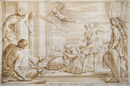 Pietro Antonio Avanzini La decapitazione dei protomartiri francescani a Ceuta (r