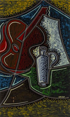 Chitarra e bottiglia